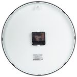 Часы настенные TROYKATIME (TROYKA) 77770732, круг, белые, черная рамка, 30,5х30,5х5 см