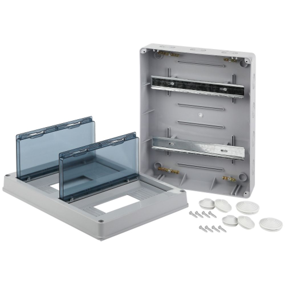 Корпус пластиковый навесной ЭРА SIMPLE КМПн-24 IP65 серый | Корпуса пластиковые