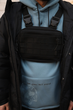 Нагрудная сумка Тайна Таслан Чёрный