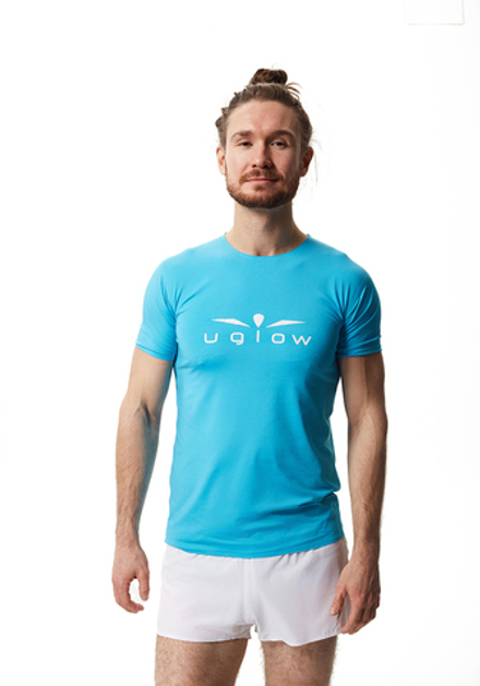 ФУТБОЛКА МУЖСКАЯ COMFORT TEE | SKYBLUE WHITE