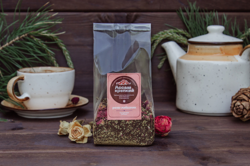 Набор чай Ассам крепкий "Роза и Лабазник" / 3 шт по 50 г