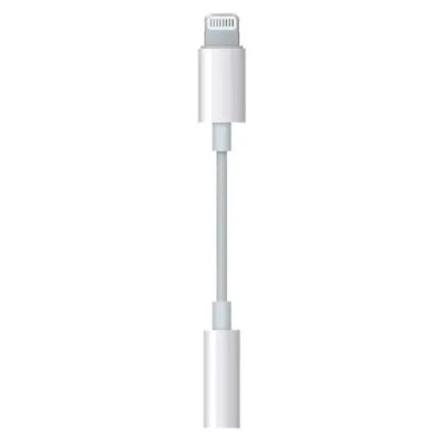 Переходник Apple Lightning to 3,5mm Headphone Jack MMX62ZM/A White