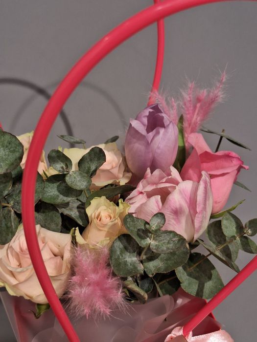 Композиция в сумочке "Комплимент"