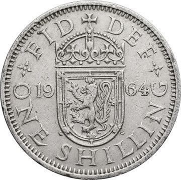 1 шиллинг 1964 Великобритания (Шотландский герб)