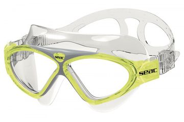 Очки-маска для плавания детские Seac Vision junior желтый