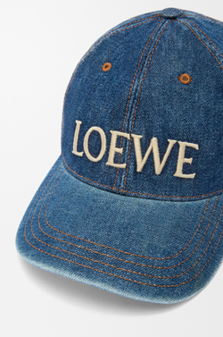 Loewe Кепка из из джинсовой ткани, джинсовый синий