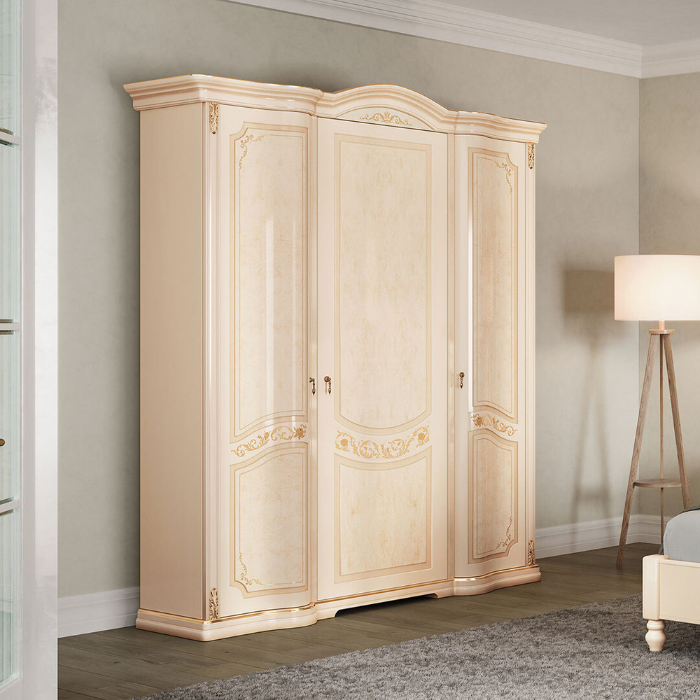 FLORIANA Спальня. Шкаф для платья и белья 3-дверный (без зеркал)