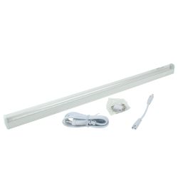 ULI-P42-18W-SPBX IP40 WHITE Светильник для растений светодиодный линейный. 560мм. выкл. на корпусе. Алюминий. Спектр с дальним красным для рассады и досвечивания в период роста. TM Uniel