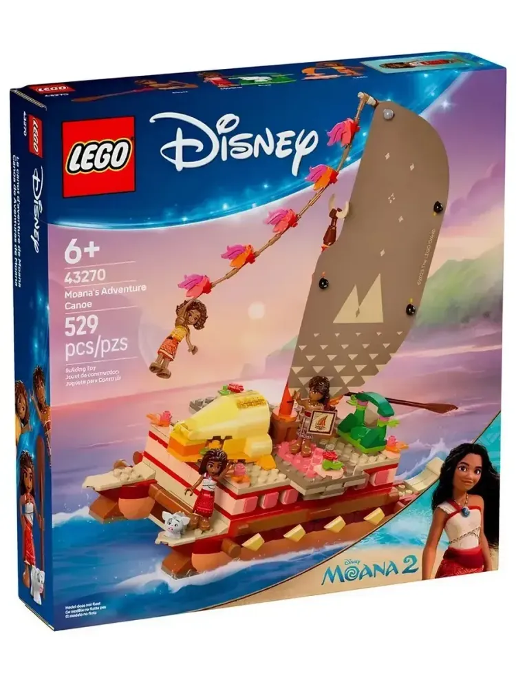 Конструктор Disney Princess 43270 Путешествие Моаны на каноэ