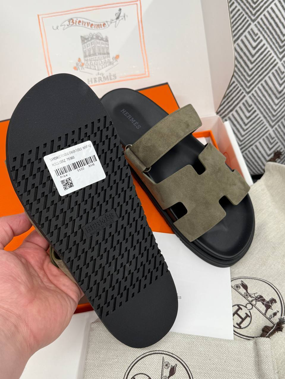 Шлепанцы Hermes