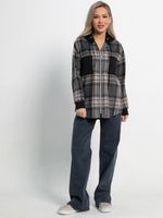 Рубашка Больше чем стиль НЬЮ (серо-бежевая) Б15125-50М LT Collection