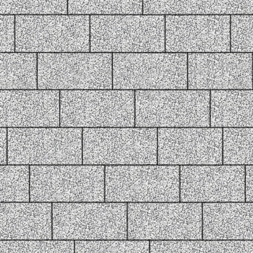 Тротуарная плитка ПРЯМОУГОЛЬНИК 300х150 мм - Стоунмикс Белый с черным