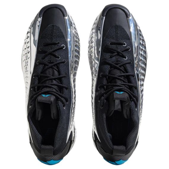 Адидас А.E. 1 Баскетбольные кроссовки Высокие Мужские Черно-серебристые