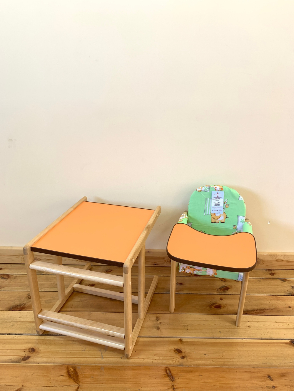 Стульчик для кормления Матрешка (Оранжевый)