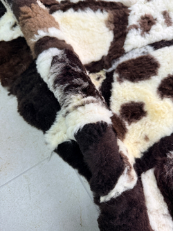 Ковер шкура натуральная овчина меховой