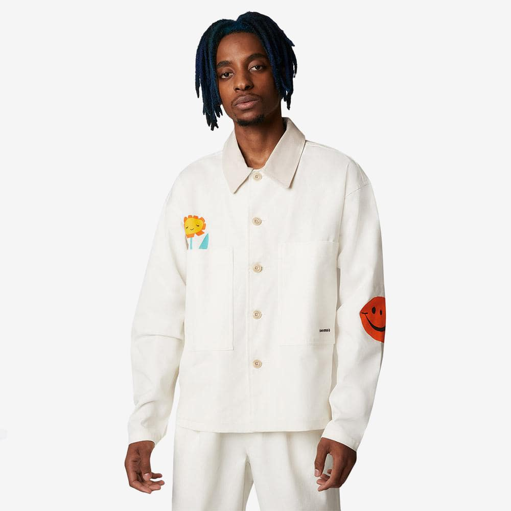10023176281 Куртка CONVERSE Much Love Lightweight Shop Jacket, Egret
