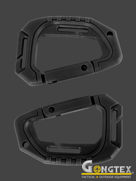 Карабин тактический Gongtex Tactical Karabiner MOLLE. Чёрный