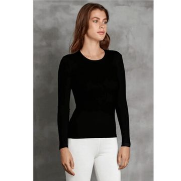 Женское термобелье лонгслив черный Doreanse Thermalwear 8583