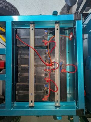 Грузовой электрический трицикл IKINGI CARGO MAX Q30 3000W (72V/45Ah) - Бирюзовый фото №17