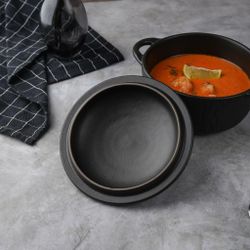 Бульонница 500 мл d 14 см h7 см с крышкой Black Raw Wood P.L. Proff Cuisine [6]