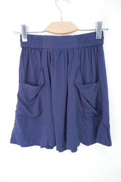 Юбка синяя с карманами 40-42 размер