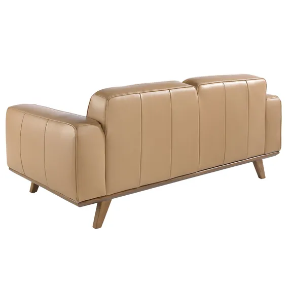 Двухместный диван Angel Cerda 5606-2P, бежевая кожа