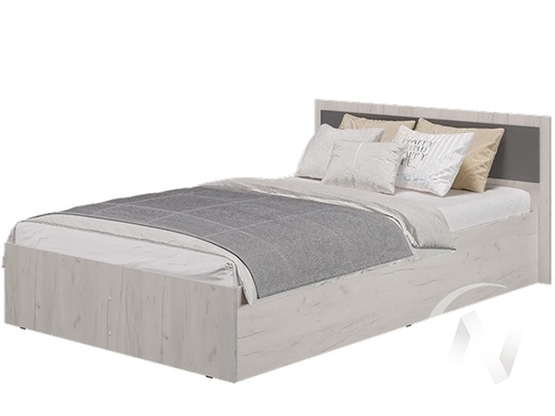 Кровать 1;2 Спальня Фиеста (крафт белый)