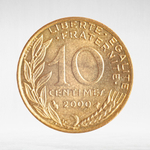 France, 10 Centimes 2000, VF