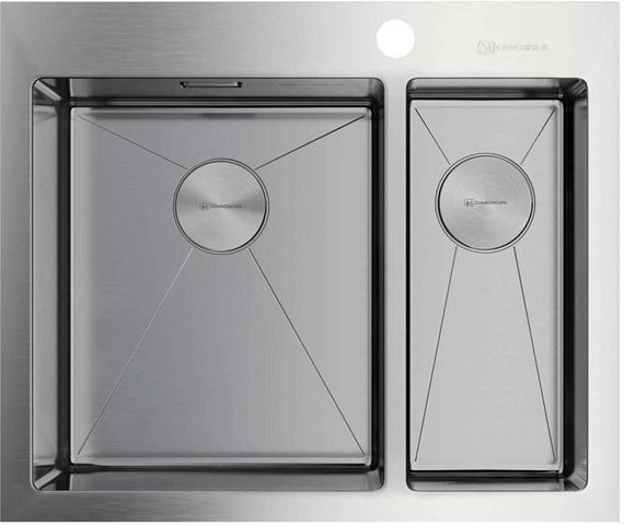 Мойка Akisame 60-2-IN-L нерж.сталь/нержавеющая сталь(арт.4993775)
