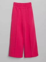 Брюки палаццо для девочки розовые