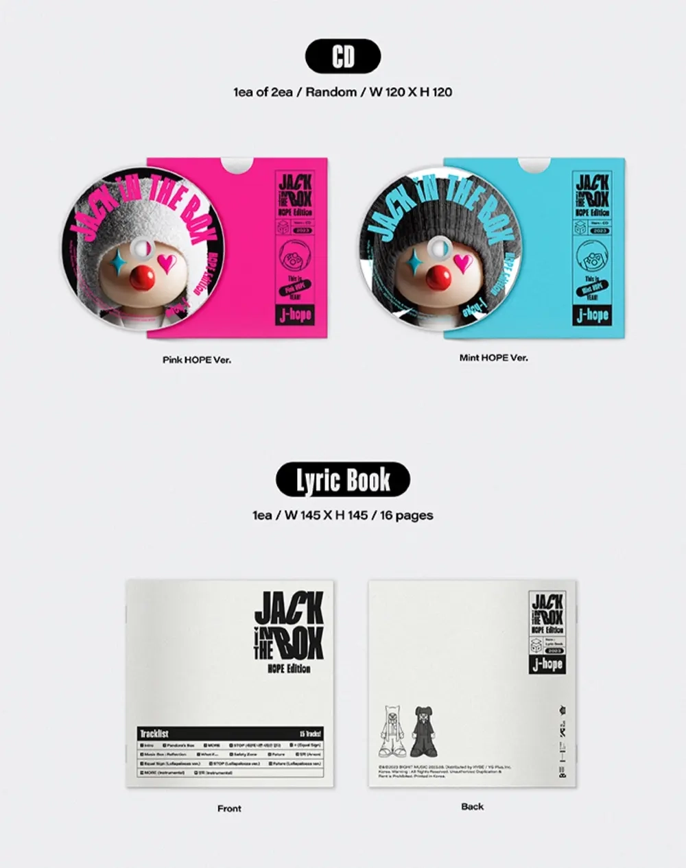Альбом j-hope - Jack In The Box (HOPE Edition)