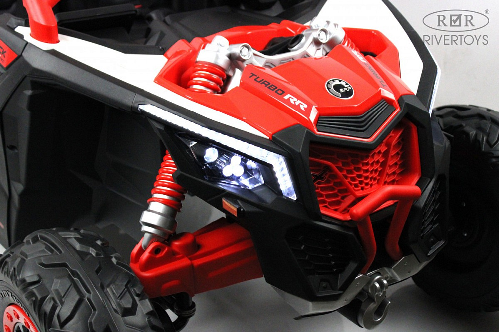 Детский электромобиль RiverToys BRP Can-Am Maverick Y111YY красный