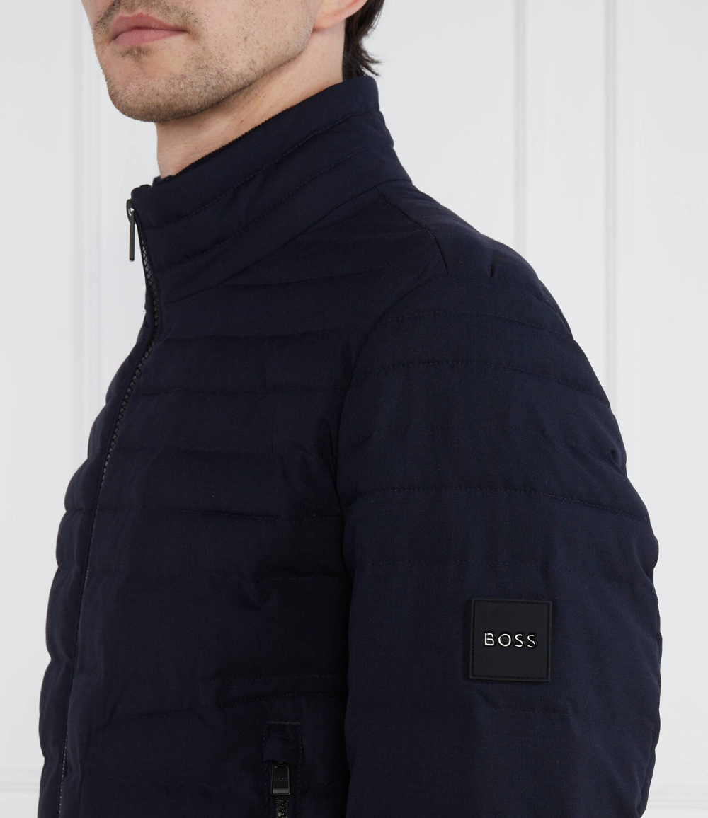 хлопковая куртка p-coldio BOSS BLACK - темно-синий(50495670)
