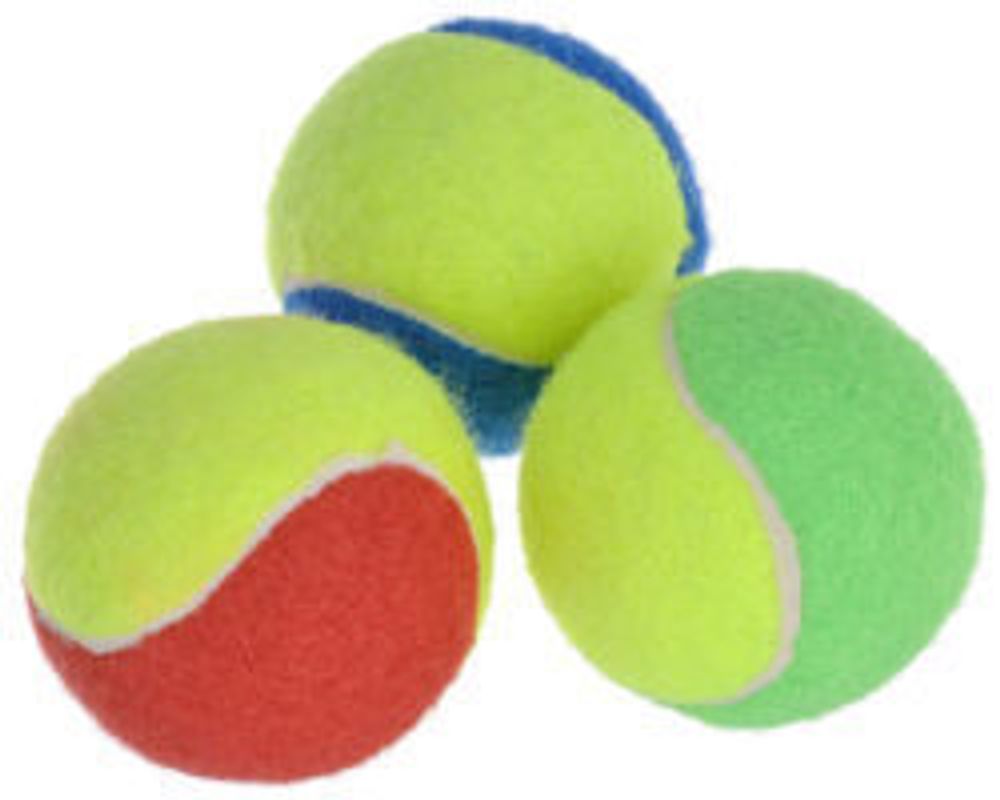 Игрушка для собак  комплект &quot;Тенисный мяч&quot;-2штук 5см