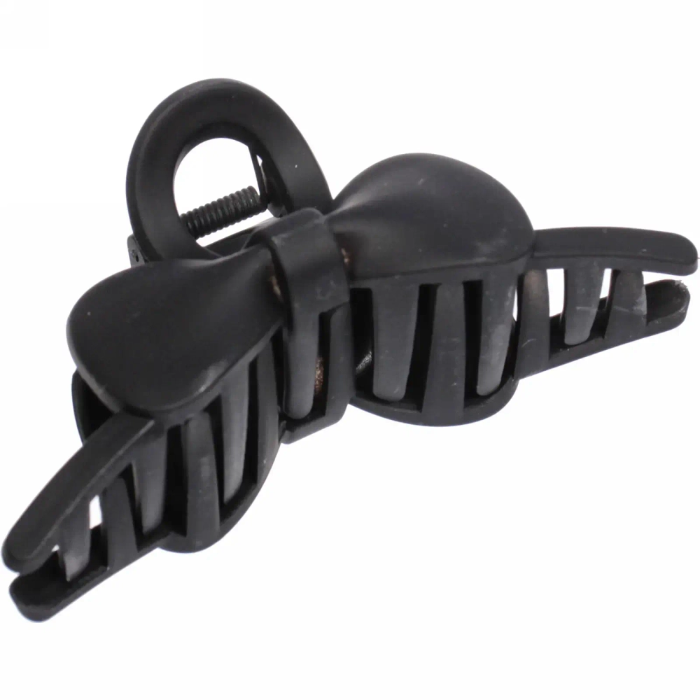 Заколка-краб для волос на блистере «Style Matte», бантик, микс 6 цветов, 11см