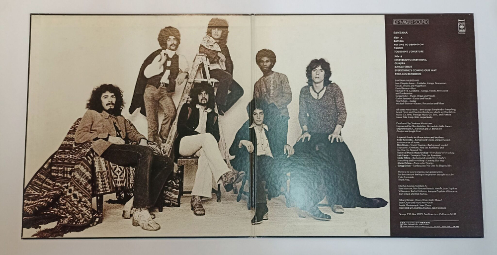 Винтажная виниловая пластинка LP Santana III (Japan 1972) (No Obi)