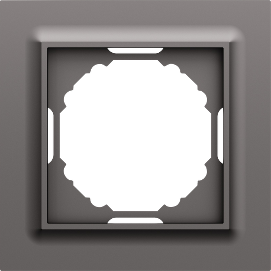 Рамка 1-я,  Wave матовый титан,  серия A07