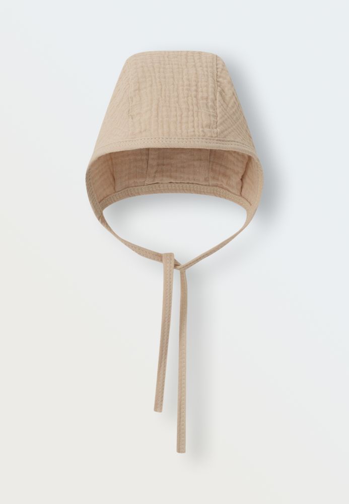 Чепчик из муслина (молочный)