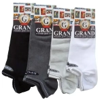 Носки для спорта GRAND LINE (С-33, без паголенка), чёрный, р. 29