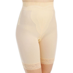 Шелковистые корсетные панталоны (Размер: S) (Цвет: бежевый)