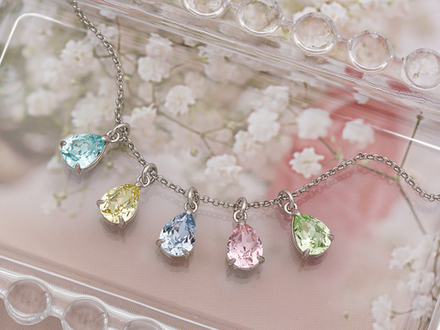 Подвеска Капля-мини с кристаллом, 10,5мм