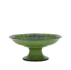 Фруктовница на ножке Richard Ginori Oriente Italiano Malachite (22 см)