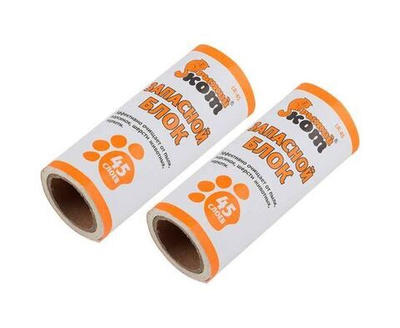 Запасной блок для мини ролика LR-45 45 слоев Рыжий Кот 2 шт/уп.