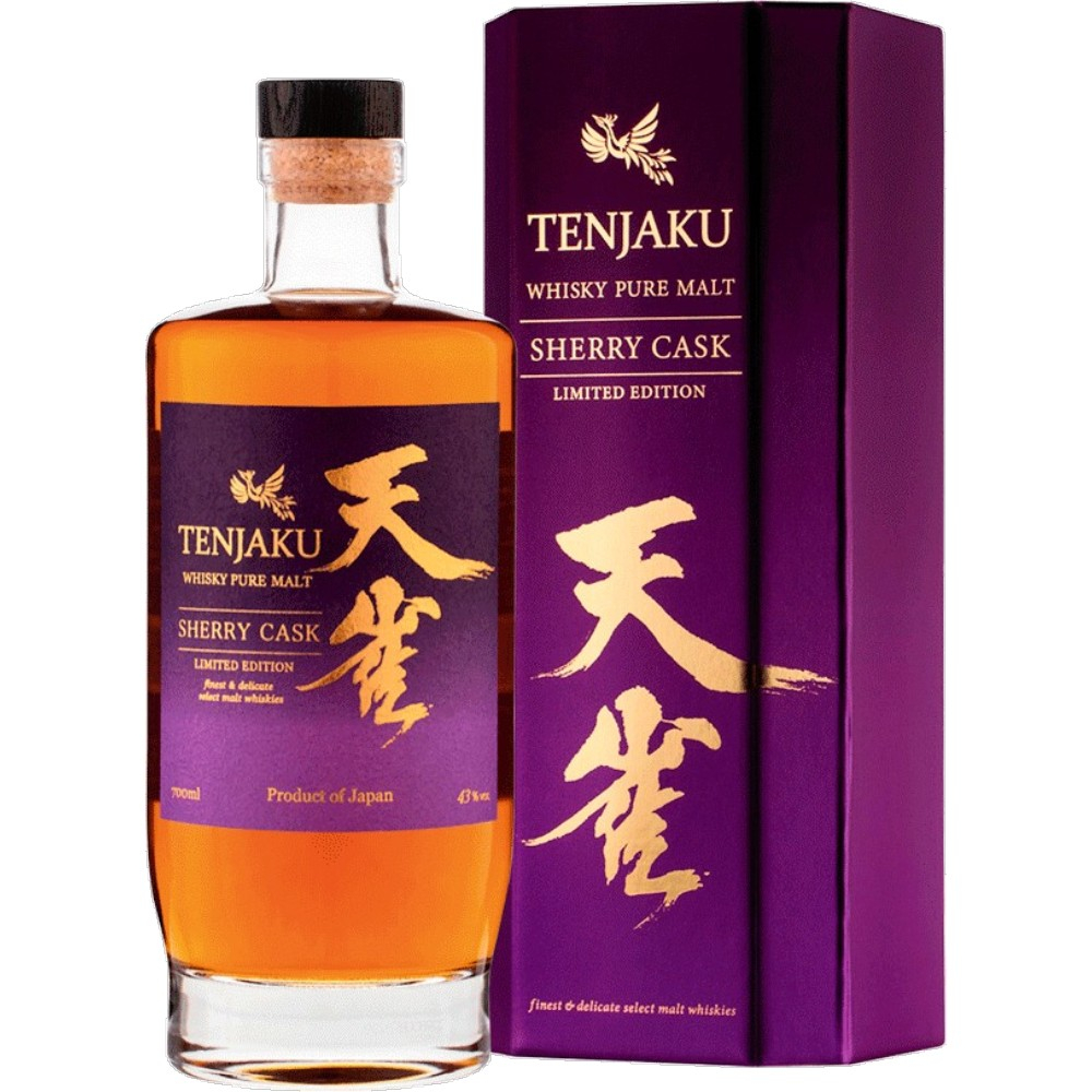 Виски Tenjaku Pure Malt Sherry Cask 0,7 л. В подарочной коробке