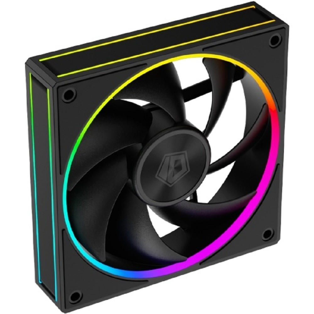 Вентилятор для корпуса ID-Cooling AF-127-ARGB-K Trio ARGB 120х120x27 черный 4-pin 30дБ (упак.:3шт) Ret