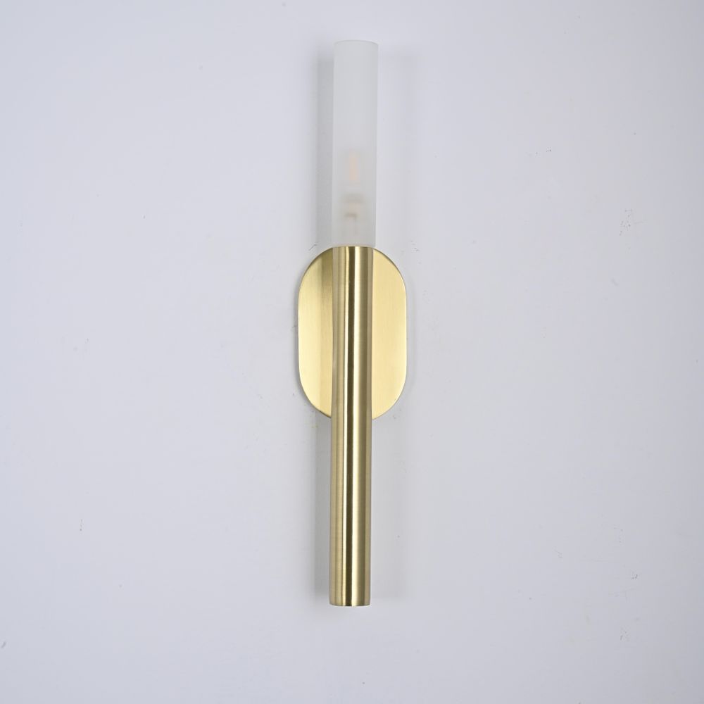 Бра Rousseau Small Bath Sconce Brass By Imperiumloft