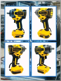 ТехноМастер TooLs Подходит для аккумулятора 18 В 21 В, бесщеточного ударного гайковерта 1300 Нм