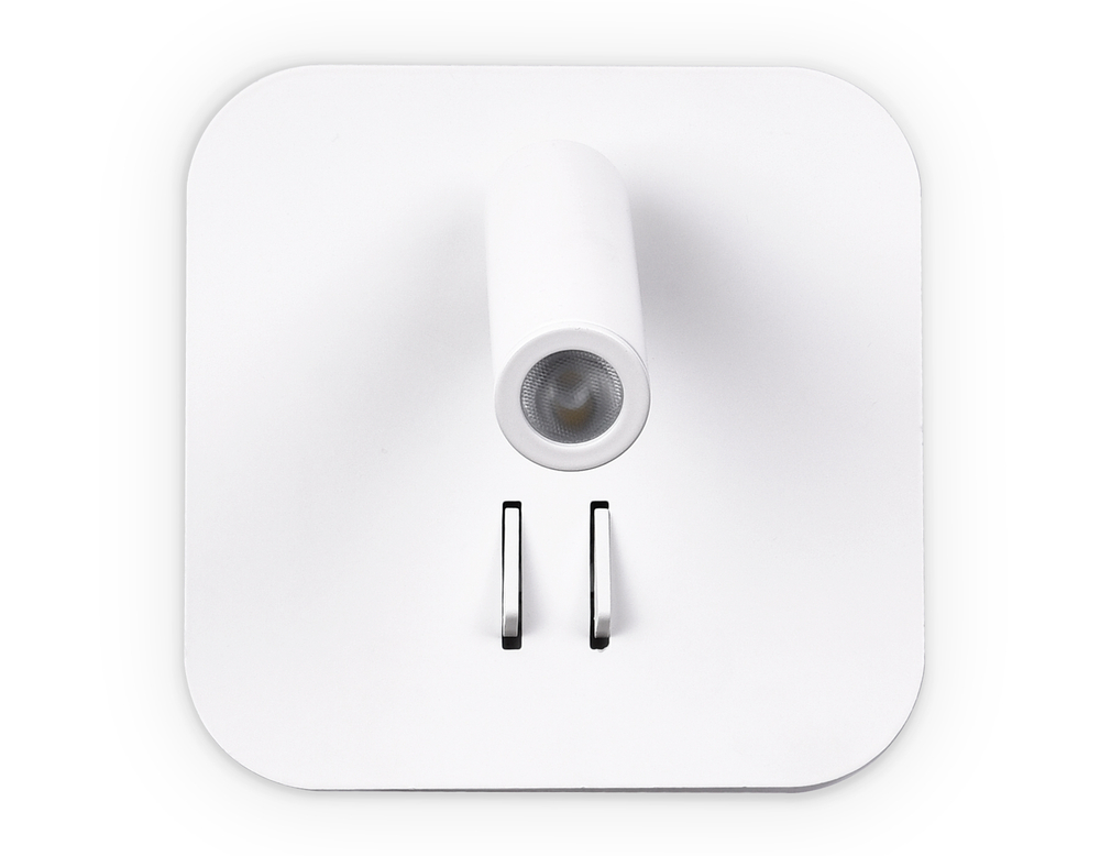 FW254 SWH белый песок LED 4200K+3000K 7W+1W 140*140*110