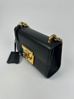 Сумка Gucci Black Leather Small Padlock