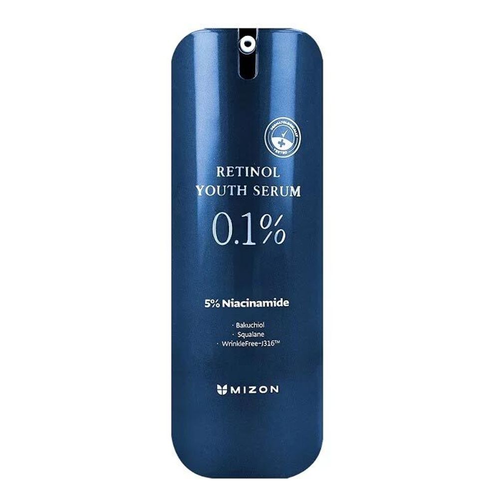 Mizon 0.1% Retinol Youth Serum омолаживающая сыворотка для лица с ретинолом